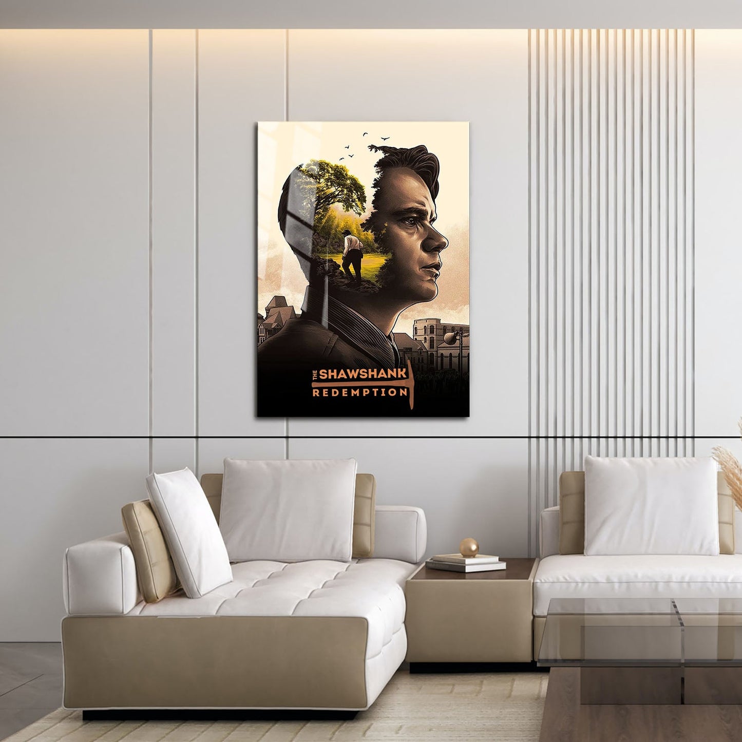 Flex Designs Metal Poster The Shawshank Redemption Alternate 16 x 24" Home Goods - Movie 1994 Movie Metal Poster
