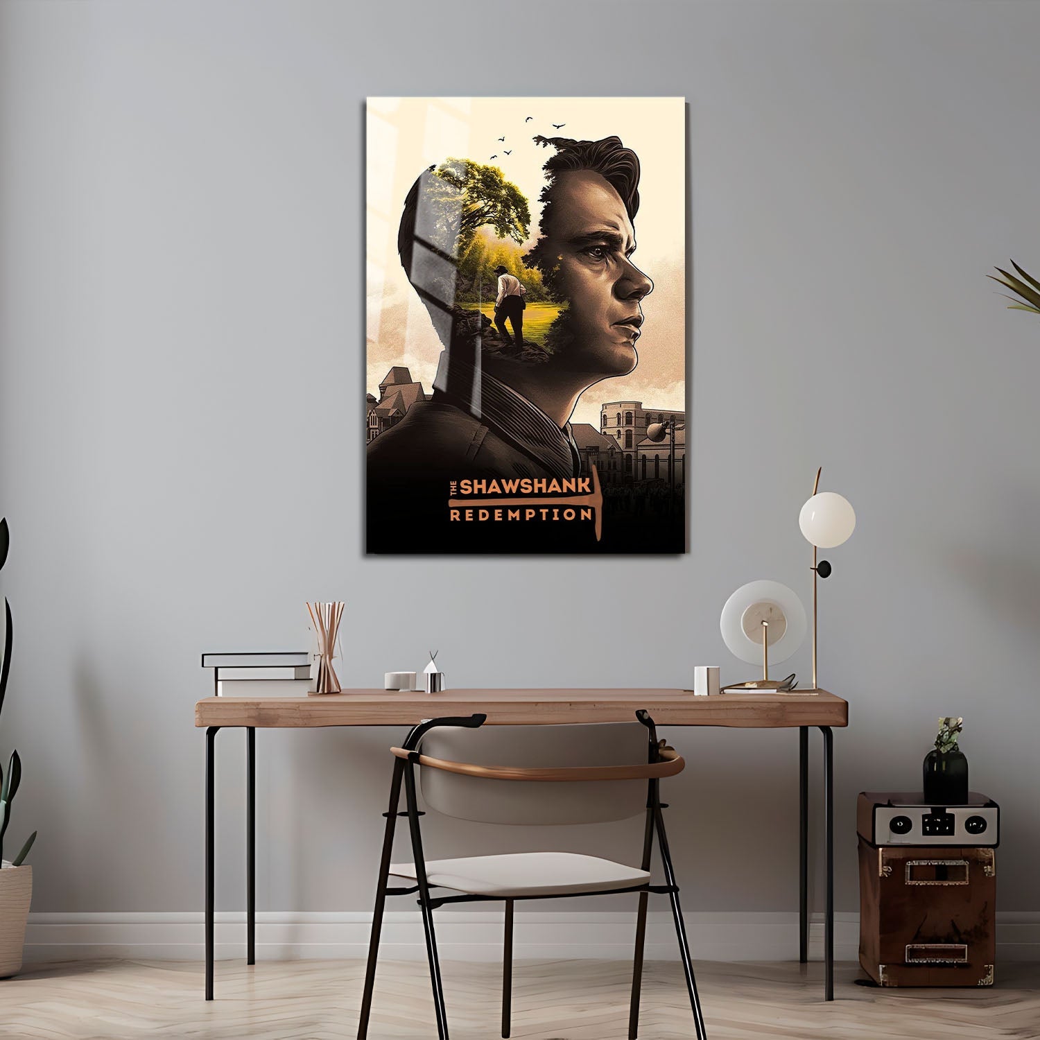 Flex Designs Metal Poster The Shawshank Redemption Alternate 24 x 36" Home Goods - Movie 1994 Movie Metal Poster