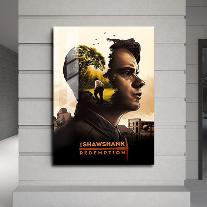 Flex Designs Metal Poster The Shawshank Redemption Alternate 24 x 36" Home Goods - Movie 1994 Movie Metal Poster