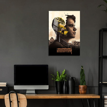 Flex Designs Metal Poster The Shawshank Redemption Alternate 5 x 7" Home Goods - Movie 1994 Movie Metal Poster