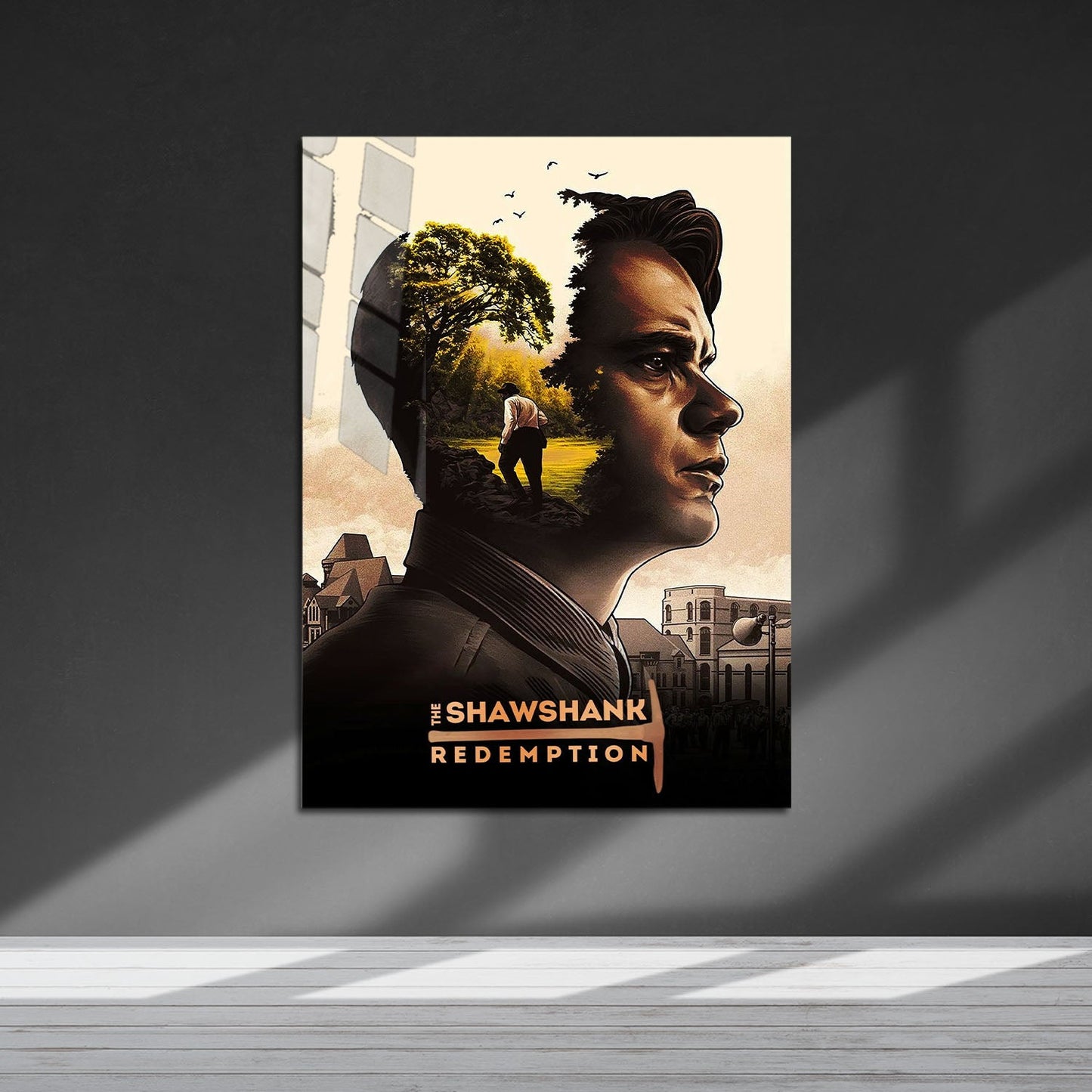 Flex Designs Metal Poster The Shawshank Redemption Alternate 5 x 7" Home Goods - Movie 1994 Movie Metal Poster