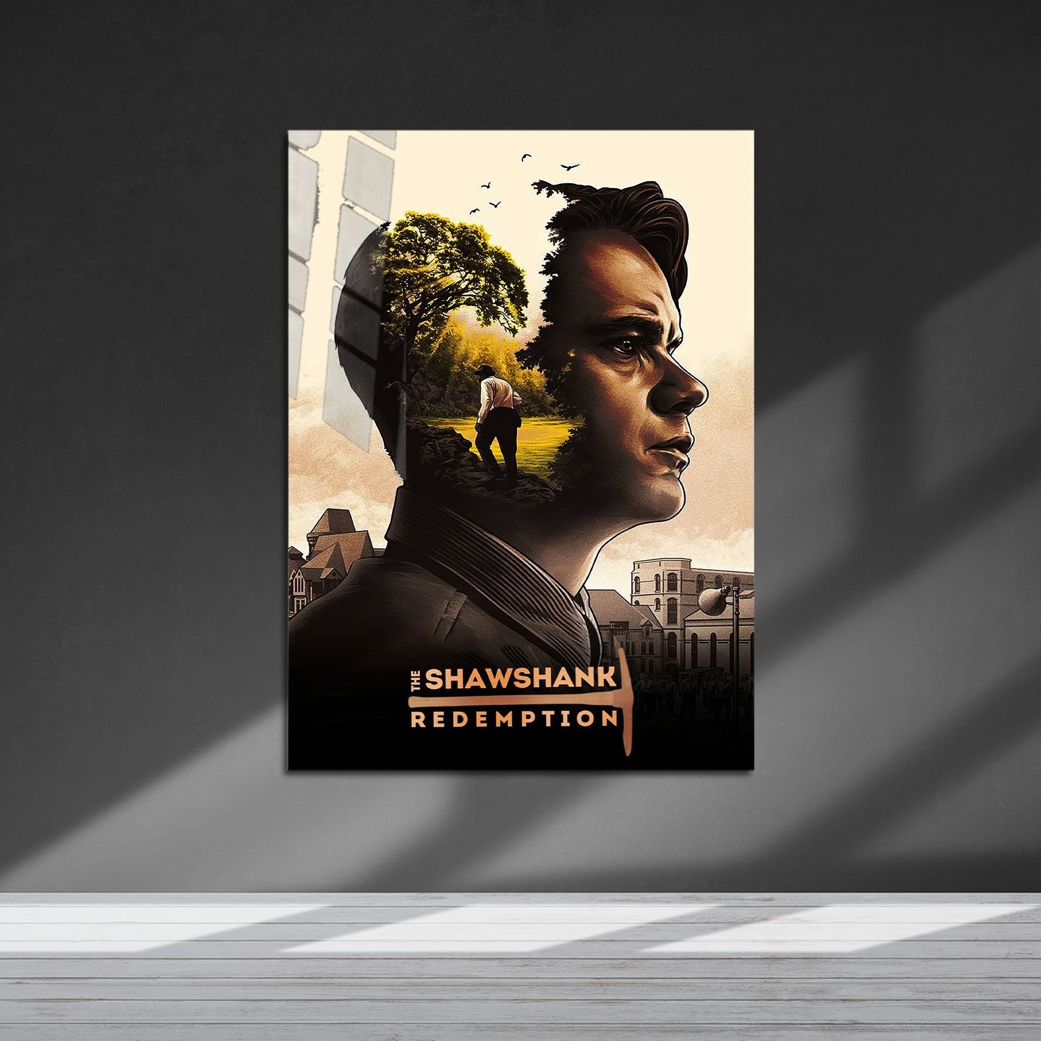 Flex Designs Metal Poster The Shawshank Redemption Alternate 5 x 7" Home Goods - Movie 1994 Movie Metal Poster