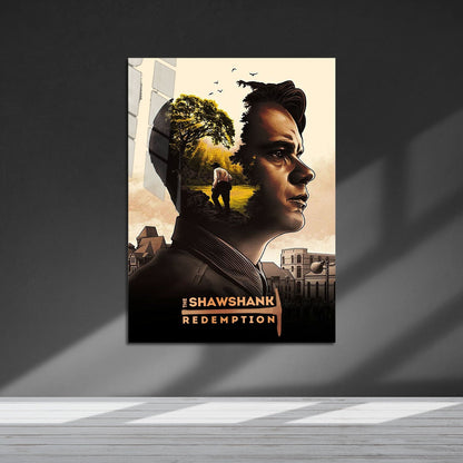 Flex Designs Metal Poster The Shawshank Redemption Alternate 5 x 7" Home Goods - Movie 1994 Movie Metal Poster