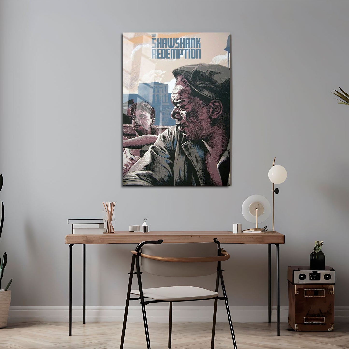Flex Designs Metal Poster The Shawshank Redemption Minimalist 24 x 36" Home Goods - Movie 1994 Movie Metal Poster