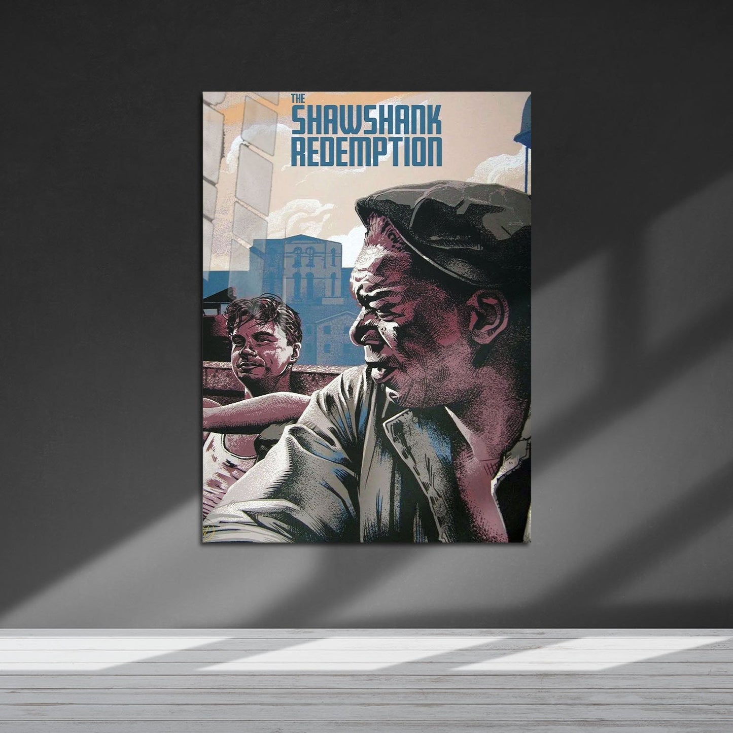 Flex Designs Metal Poster The Shawshank Redemption Minimalist 5 x 7" Home Goods - Movie 1994 Movie Metal Poster