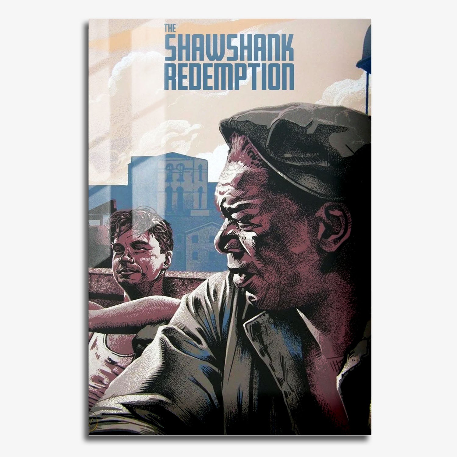 Flex Designs Metal Poster The Shawshank Redemption Minimalist 11 x 17" Home Goods - Movie 1994 Movie Metal Poster