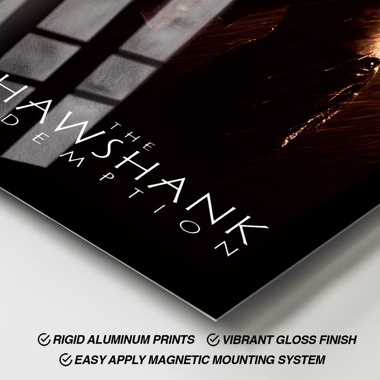 Flex Designs Metal Poster The Shawshank Redemption 11 x 17" Home Goods - Movie 1994 Movie Metal Poster
