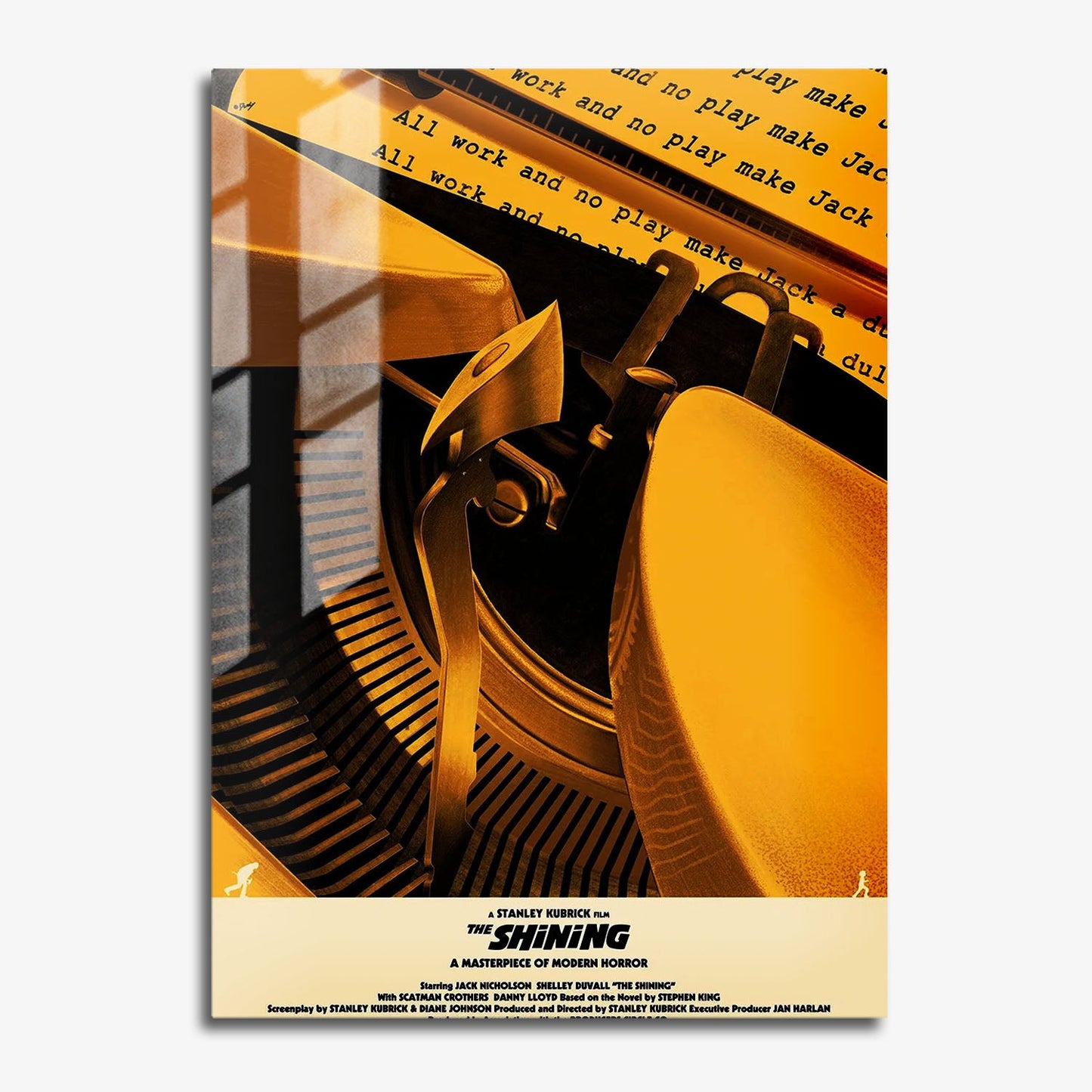 Flex Designs Metal Poster The Shining Minimalist 11 x 17" Home Goods - Movie 1980 Movie Metal Poster