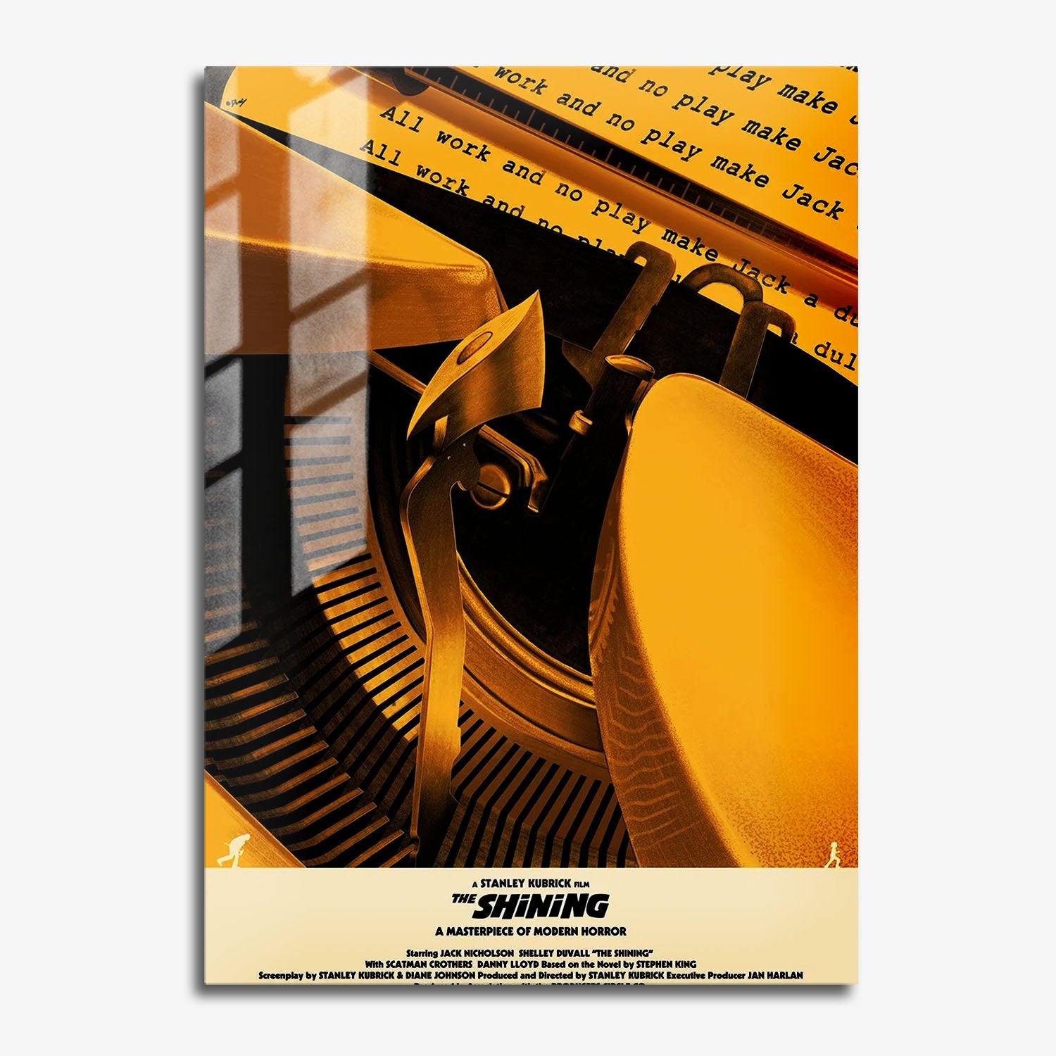 Flex Designs Metal Poster The Shining Minimalist 11 x 17" Home Goods - Movie 1980 Movie Metal Poster