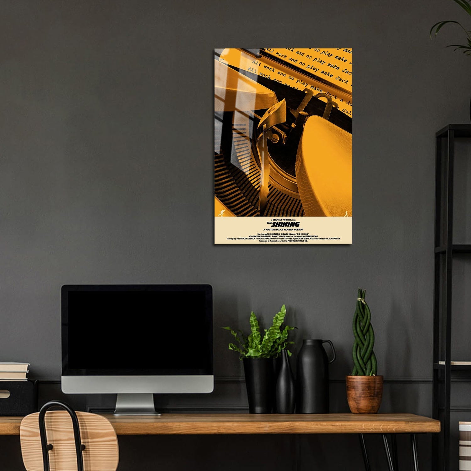 Flex Designs Metal Poster The Shining Minimalist 5 x 7" Home Goods - Movie 1980 Movie Metal Poster