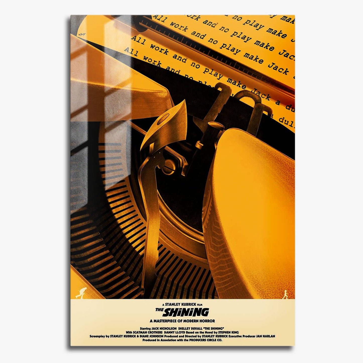 Flex Designs Metal Poster The Shining Minimalist 11 x 17" Home Goods - Movie 1980 Movie Metal Poster