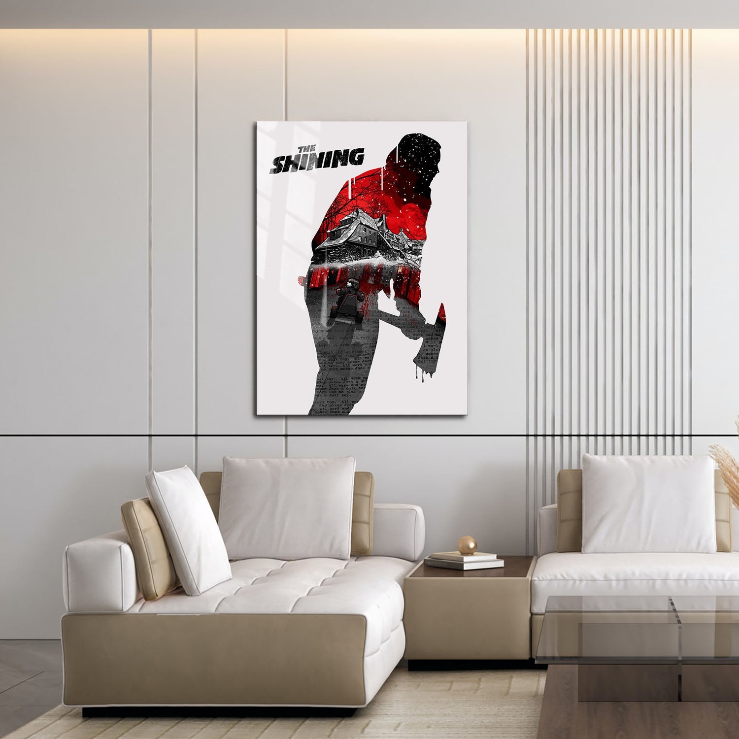 Flex Designs Metal Poster The Shining Teaser 16 x 24" Home Goods - Movie 1980 Movie Metal Poster