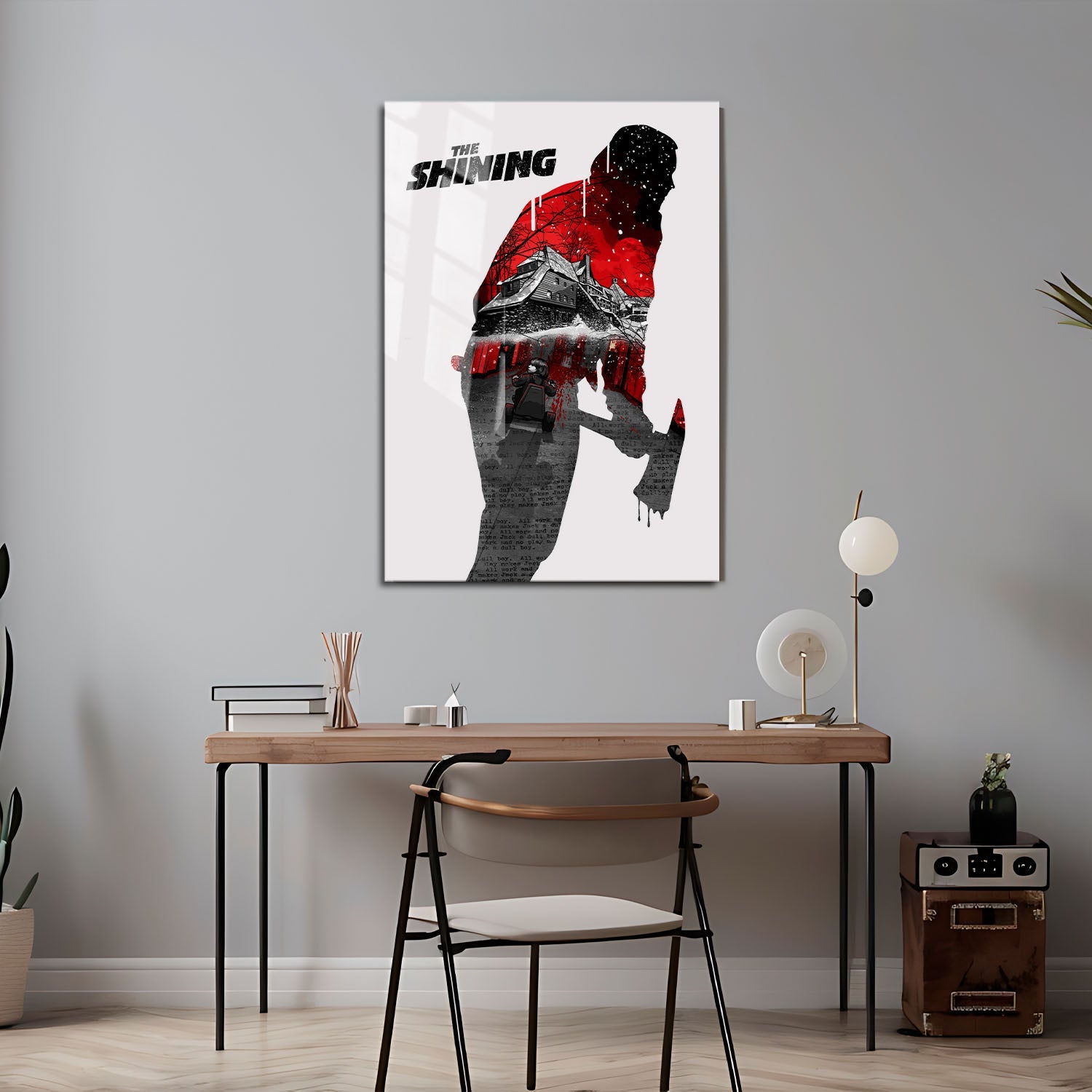 Flex Designs Metal Poster The Shining Teaser 24 x 36" Home Goods - Movie 1980 Movie Metal Poster