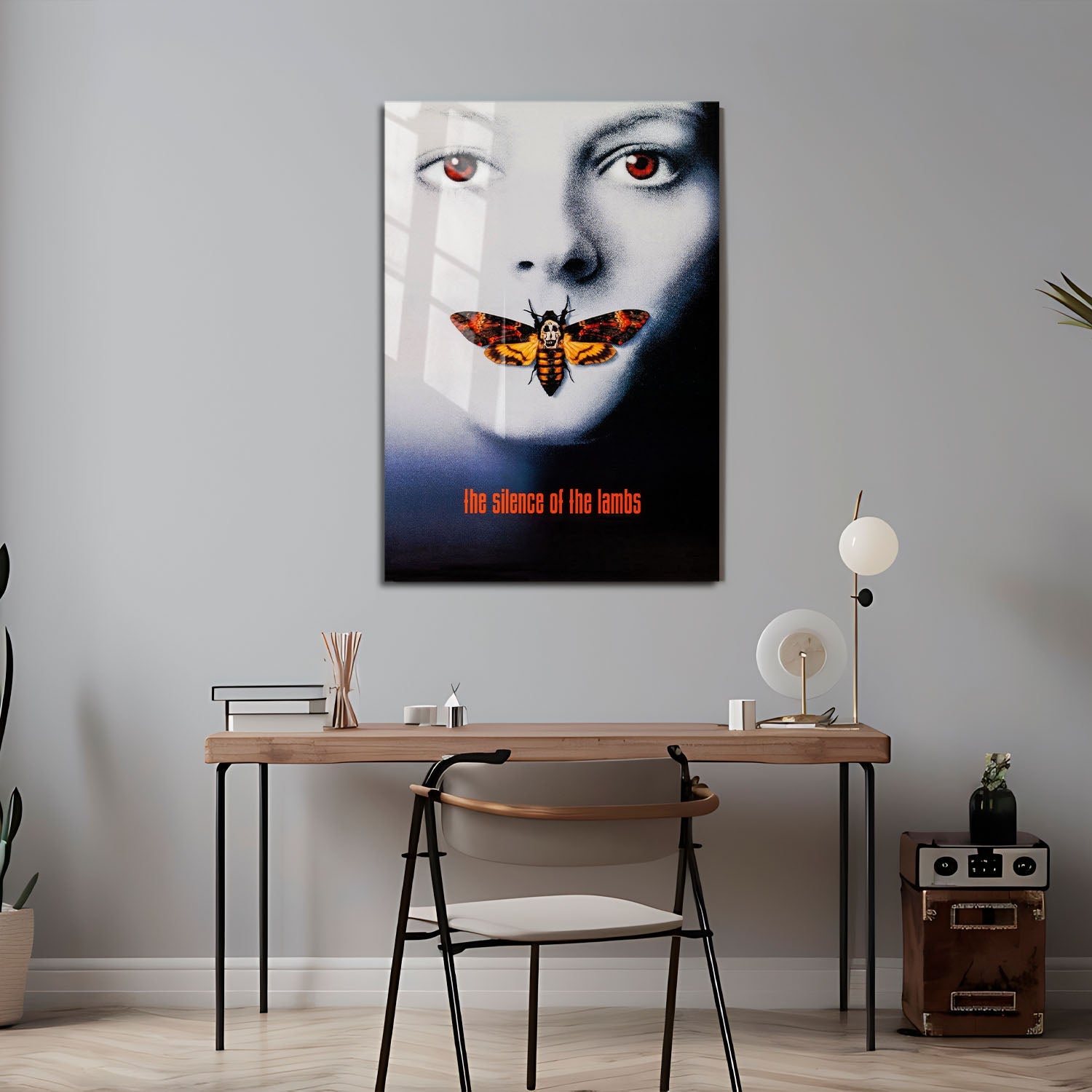 Flex Designs Metal Poster The Silence of the Lambs Cover 24 x 36" Home Goods - Movie 1991 Movie Metal Poster