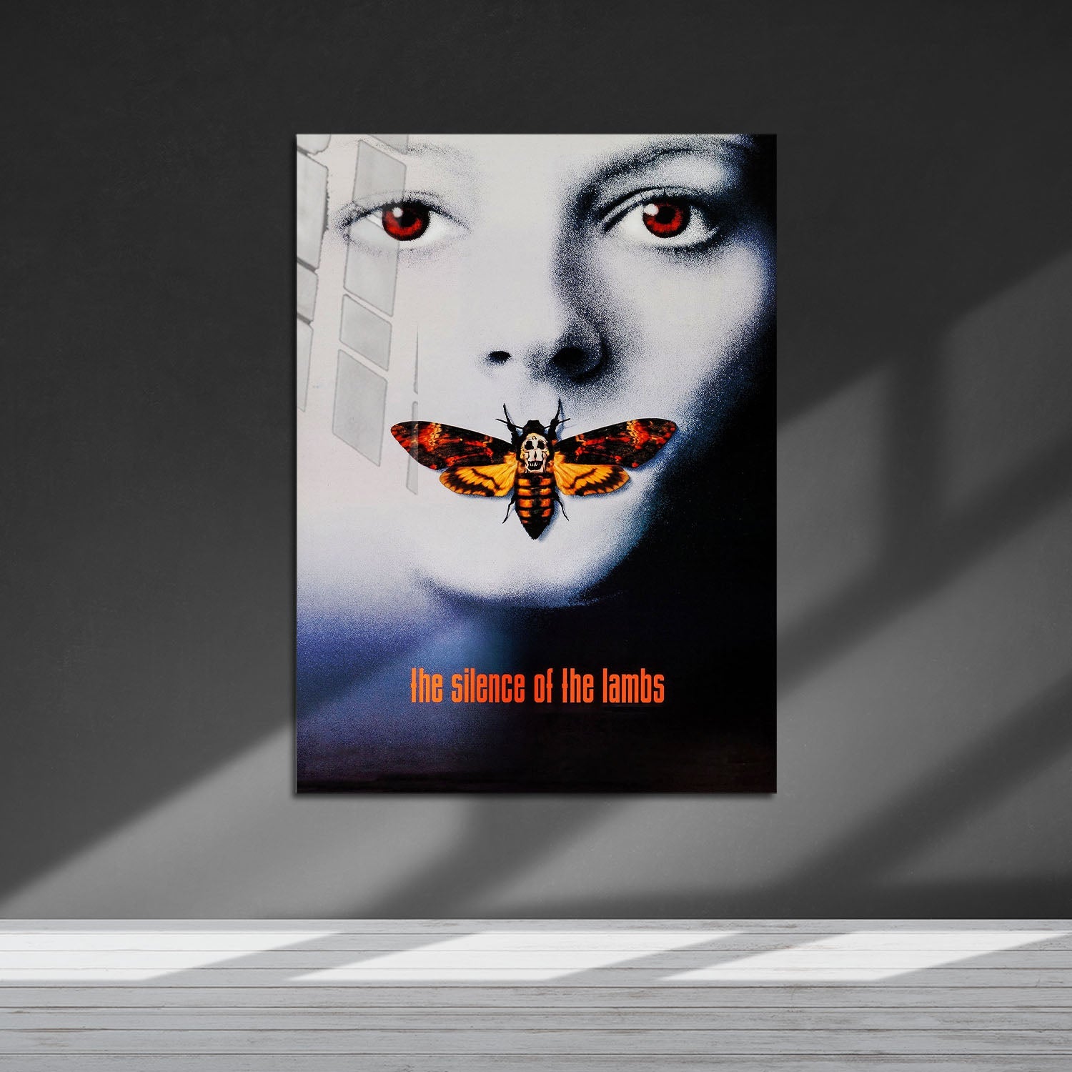 Flex Designs Metal Poster The Silence of the Lambs Cover 5 x 7" Home Goods - Movie 1991 Movie Metal Poster
