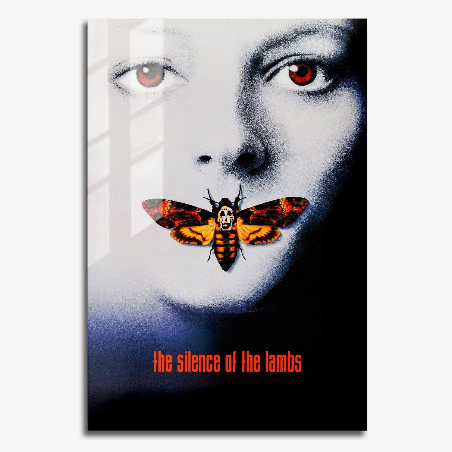 Flex Designs Metal Poster The Silence of the Lambs Cover 11 x 17" Home Goods - Movie 1991 Movie Metal Poster