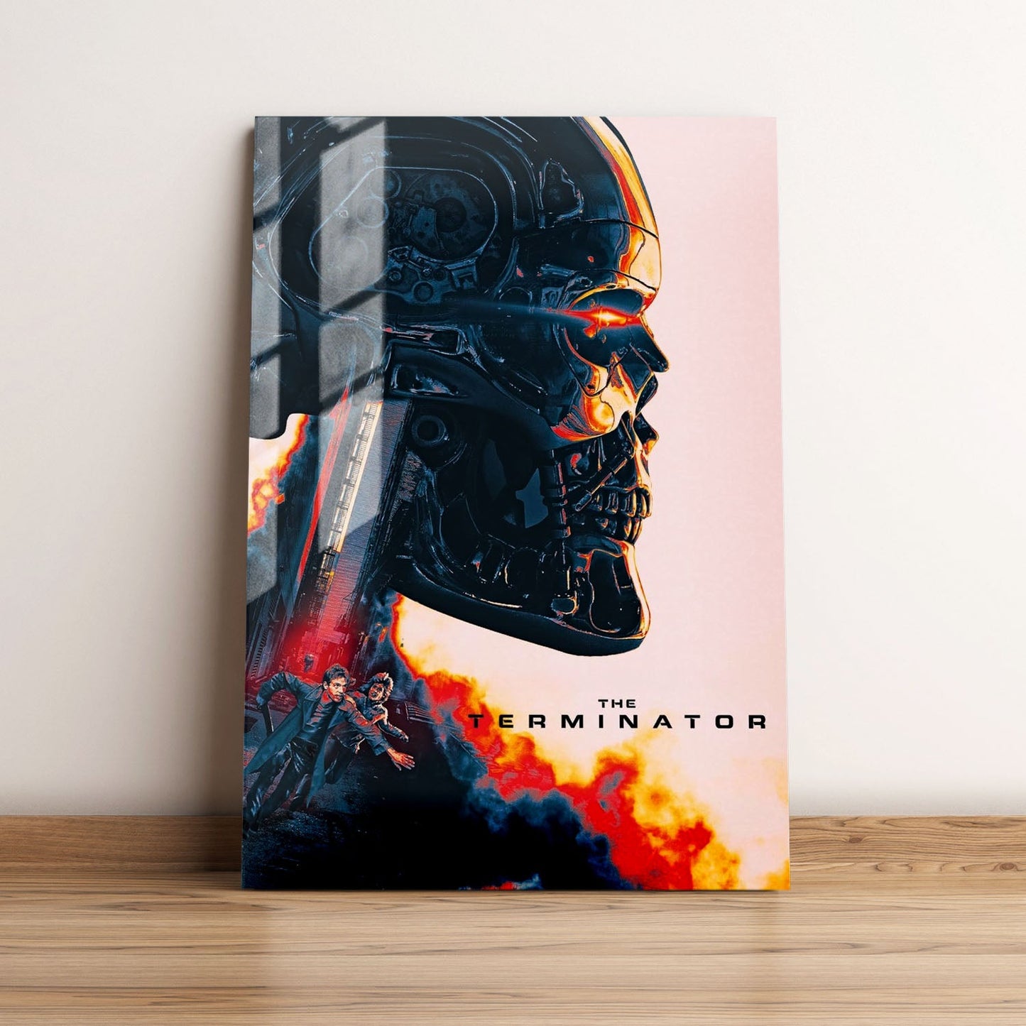 The Terminator Teaser Movie Metal Poster