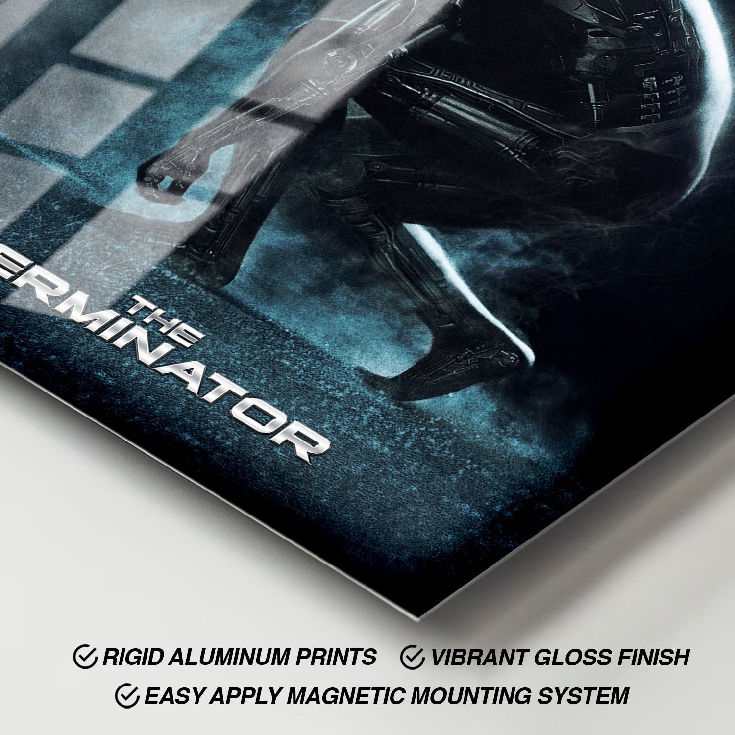 Flex Designs Metal Poster The Termintor Final 11 x 17" Home Goods - Movie 1984 Movie Metal Poster
