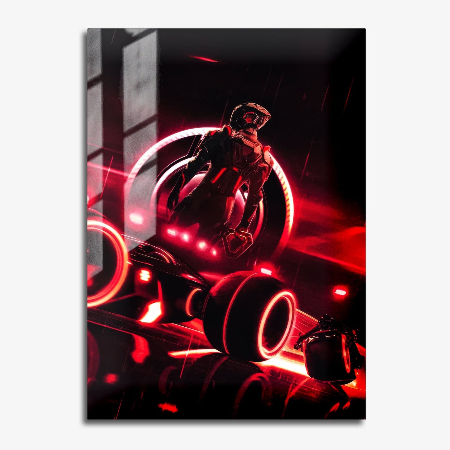 Flex Designs Metal Poster Tron Ares Cartoon 11 x 17" Home Goods - Movie 2025 Movie Metal Poster