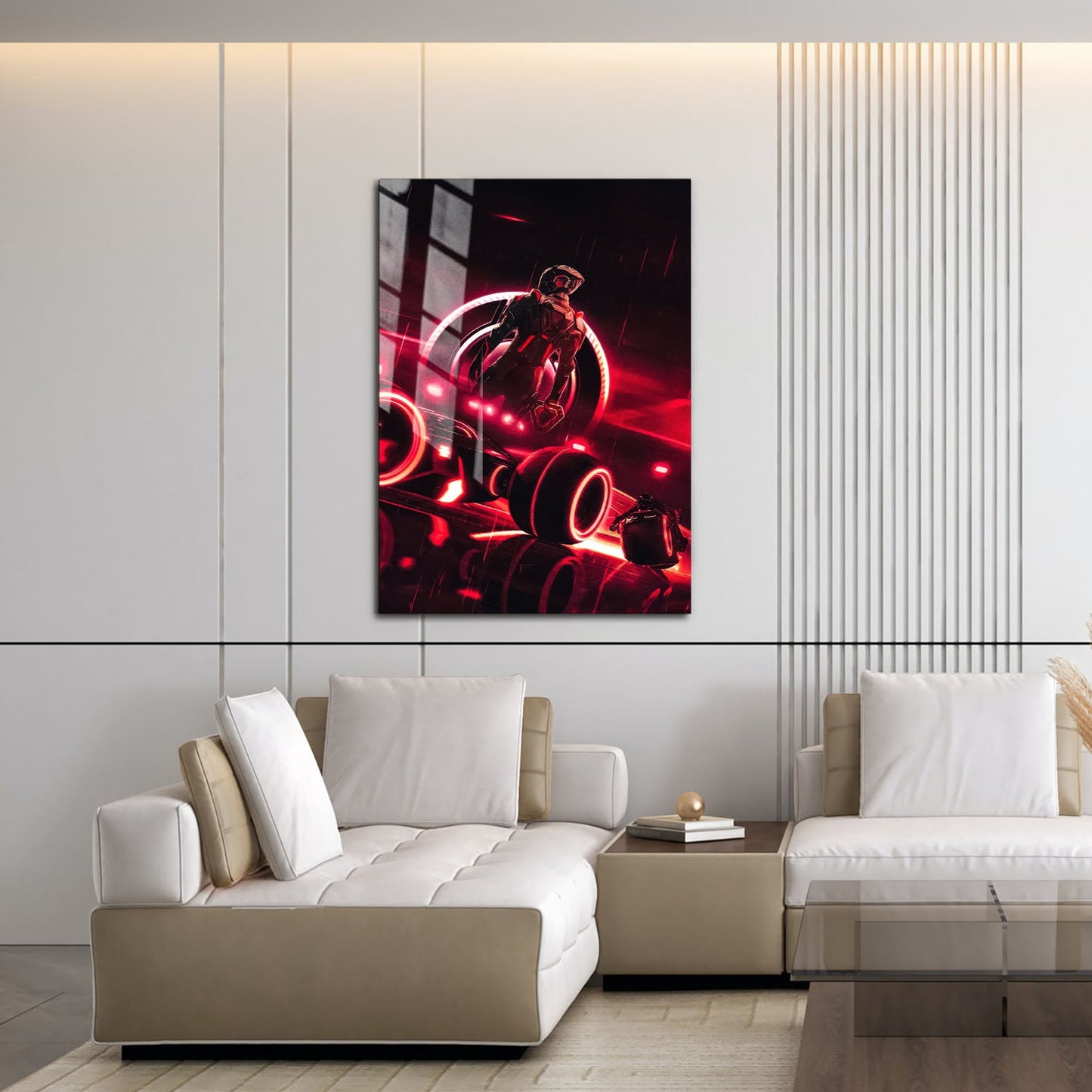 Flex Designs Metal Poster Tron Ares Cartoon 16 x 24" Home Goods - Movie 2025 Movie Metal Poster