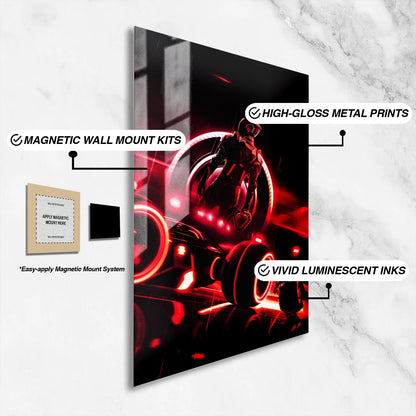 Flex Designs Metal Poster Tron Ares Cartoon 16 x 24" Home Goods - Movie 2025 Movie Metal Poster