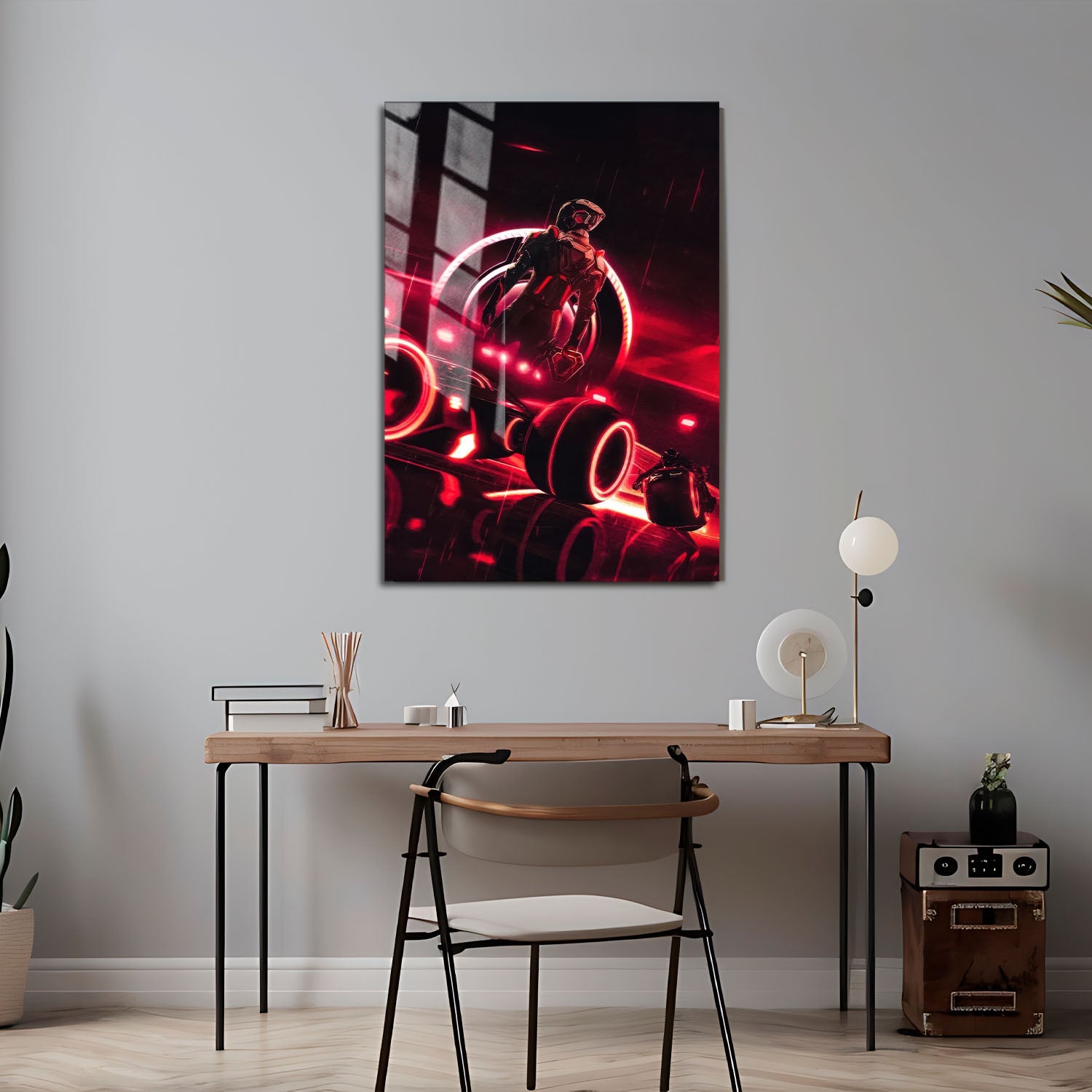 Flex Designs Metal Poster Tron Ares Cartoon 24 x 36" Home Goods - Movie 2025 Movie Metal Poster