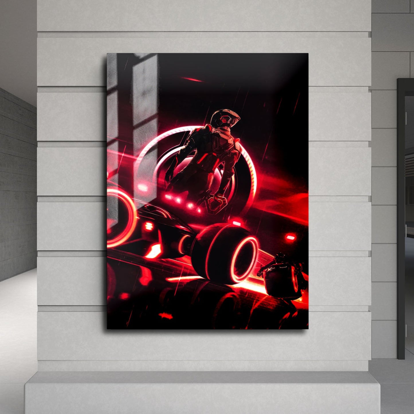 Flex Designs Metal Poster Tron Ares Cartoon 24 x 36" Home Goods - Movie 2025 Movie Metal Poster