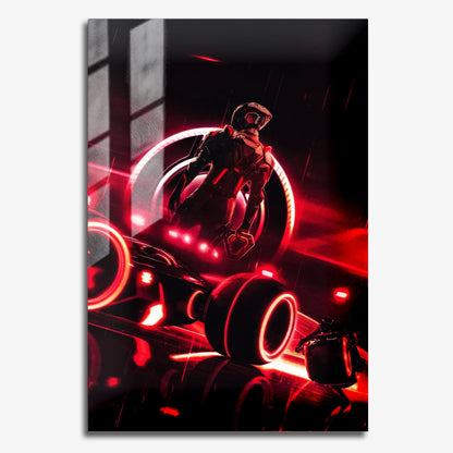 Flex Designs Metal Poster Tron Ares Cartoon 11 x 17" Home Goods - Movie 2025 Movie Metal Poster