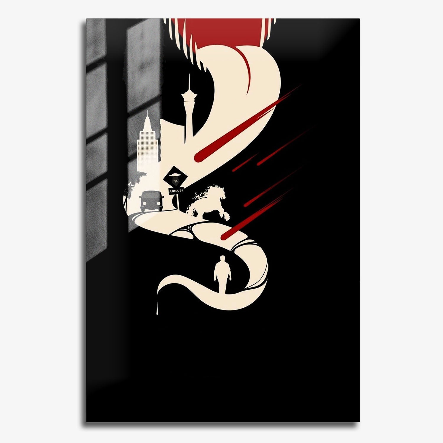 Flex Designs Metal Poster Venom The Last Dance Key Art 11 x 17" Home Goods - Movie 2025 Movie Metal Poster