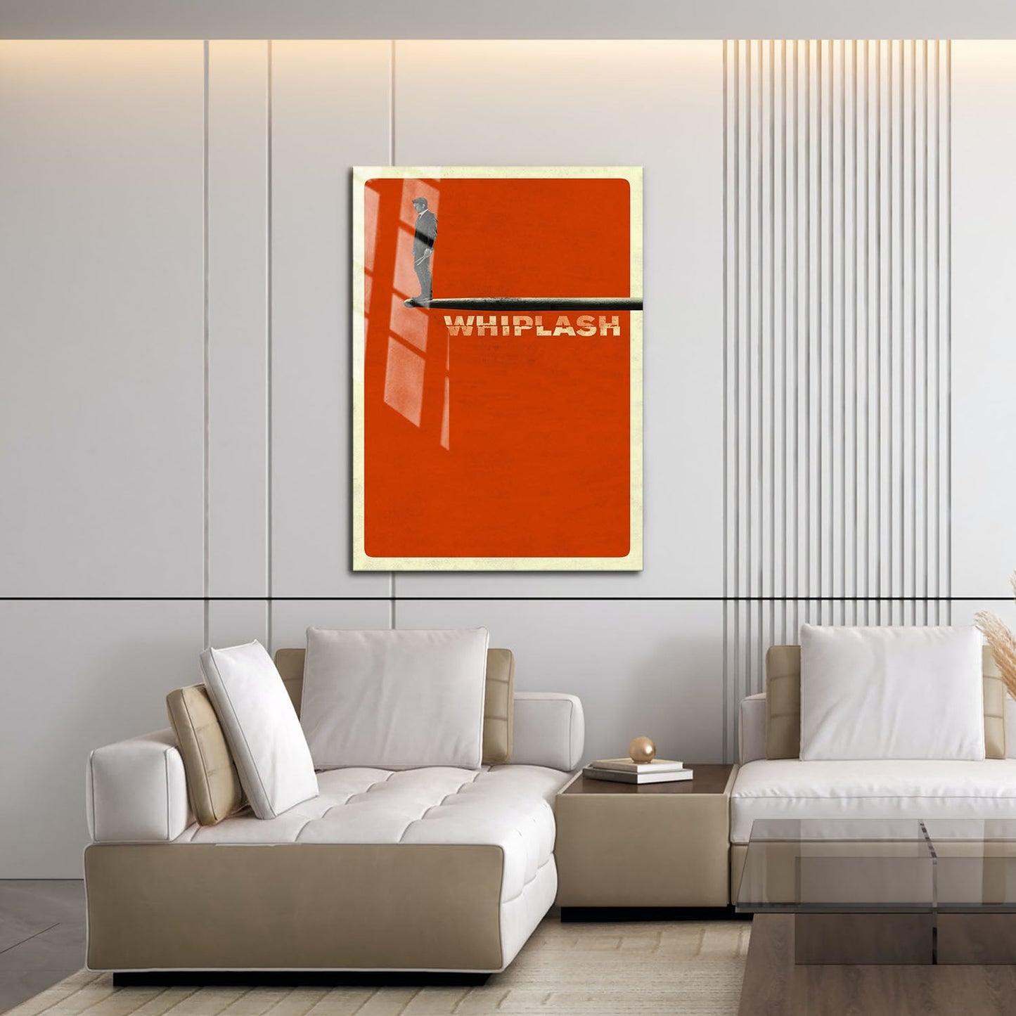 Flex Designs Metal Poster Whiplash Minimalist 16 x 24" Home Goods - Movie 2014 Movie Metal Poster