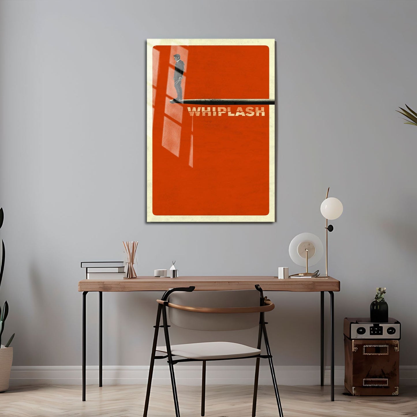 Flex Designs Metal Poster Whiplash Minimalist 24 x 36" Home Goods - Movie 2014 Movie Metal Poster