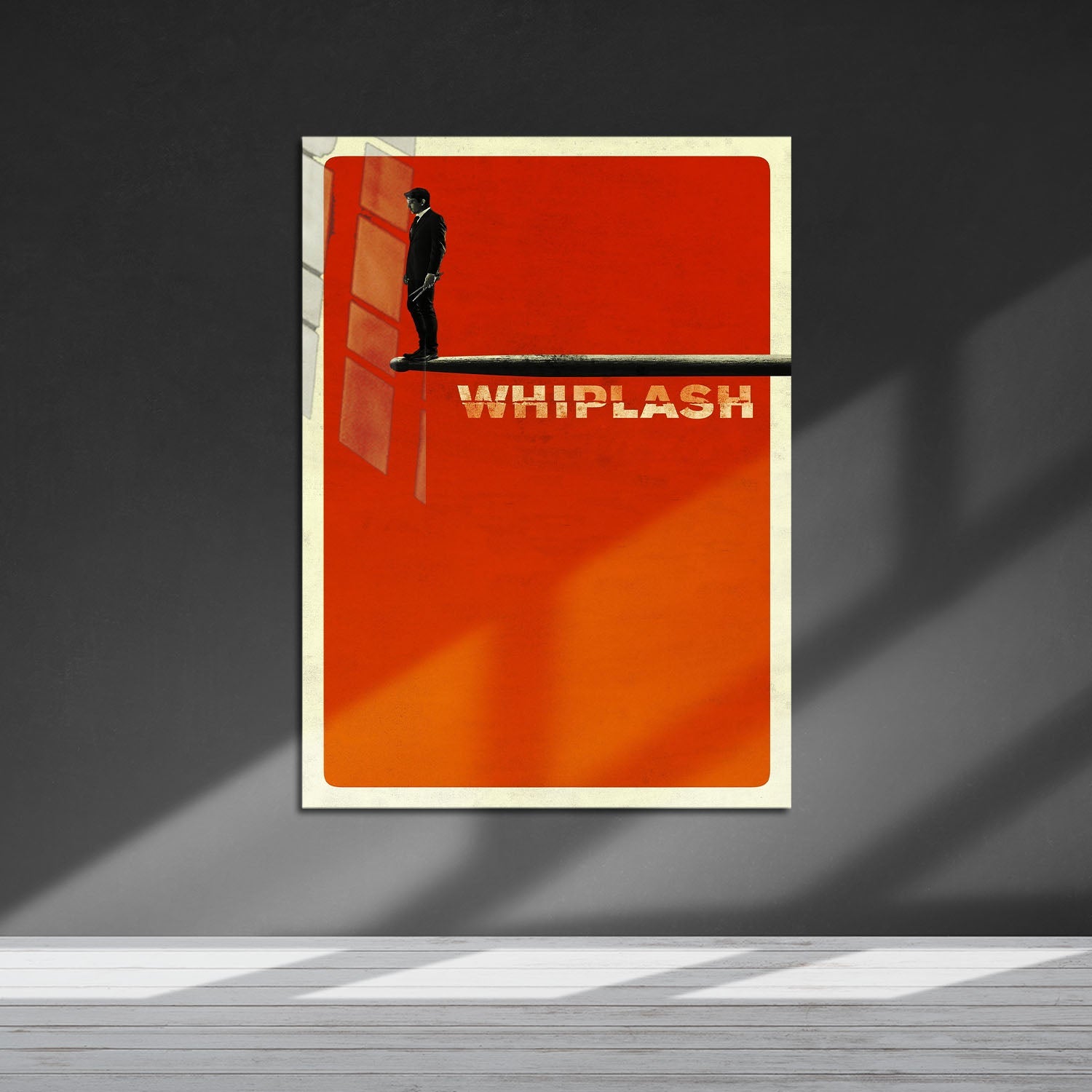 Flex Designs Metal Poster Whiplash Minimalist 5 x 7" Home Goods - Movie 2014 Movie Metal Poster