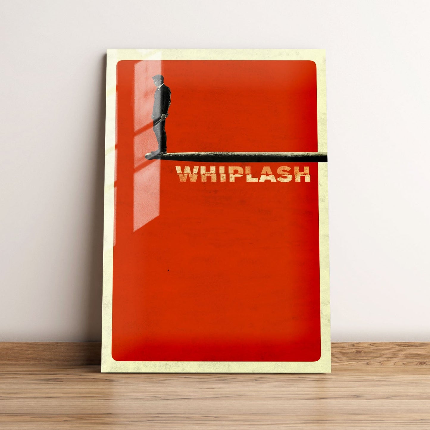 Whiplash Minimalist Movie Metal Poster
