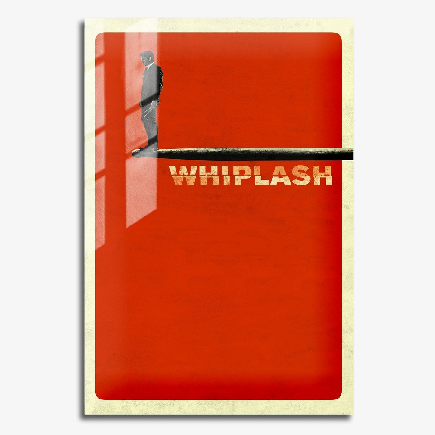 Flex Designs Metal Poster Whiplash Minimalist 11 x 17" Home Goods - Movie 2014 Movie Metal Poster