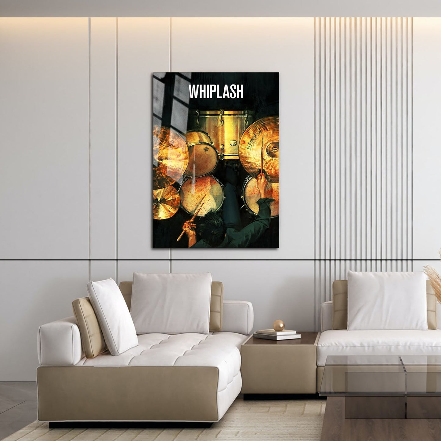 Flex Designs Metal Poster Whiplash Drums 16 x 24" Home Goods - Movie 2014 Movie Metal Poster