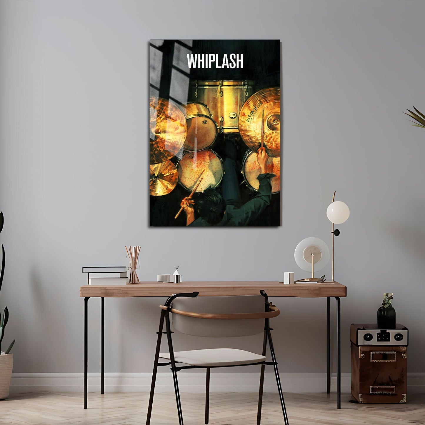 Flex Designs Metal Poster Whiplash Drums 24 x 36" Home Goods - Movie 2014 Movie Metal Poster