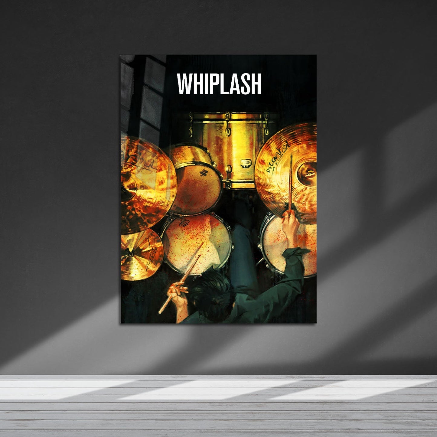 Flex Designs Metal Poster Whiplash Drums 5 x 7" Home Goods - Movie 2014 Movie Metal Poster