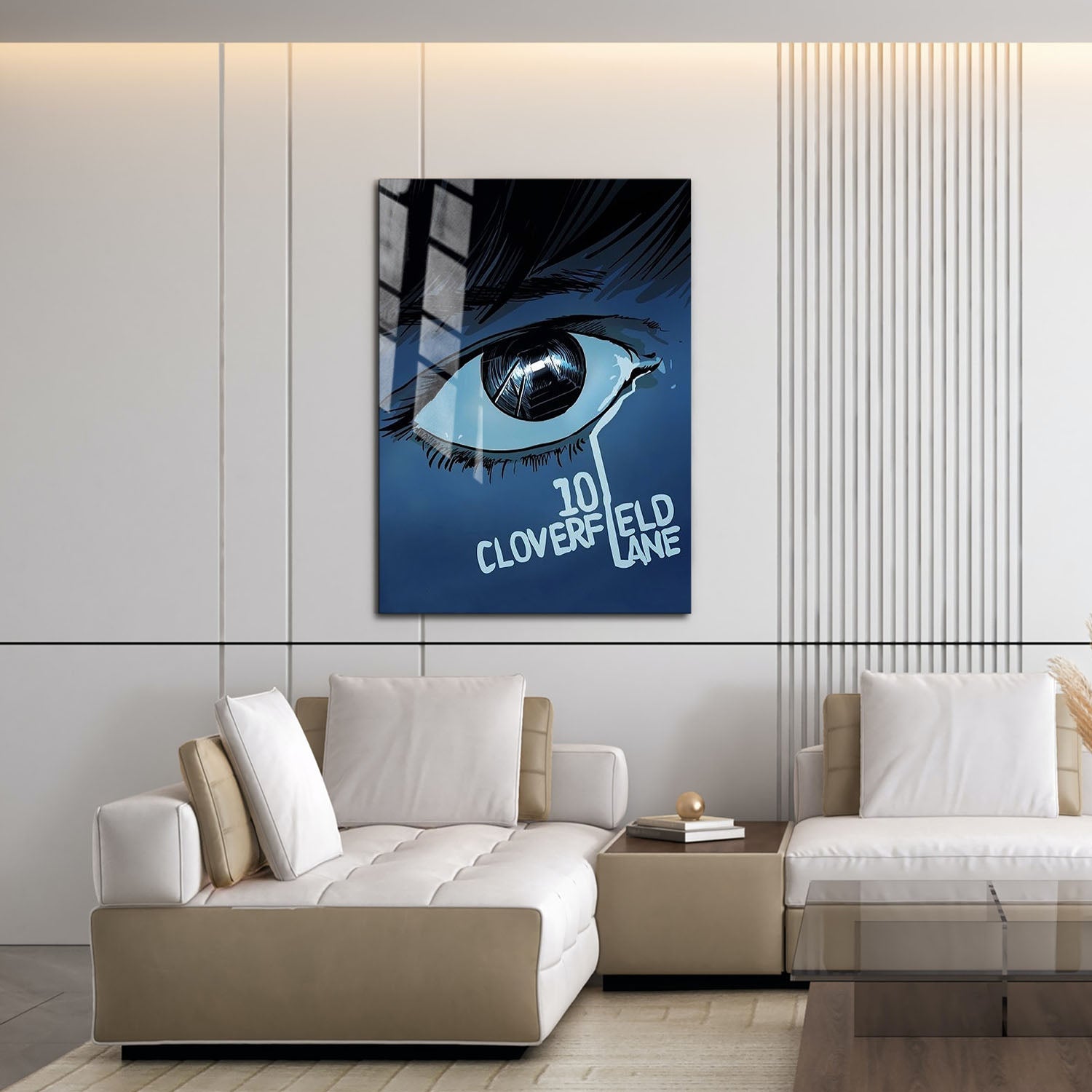 Flex Designs Metal Poster 10 Cloverfield Lane Sketch 16 x 24" Home Goods - Movie 2016 Movie Metal Poster