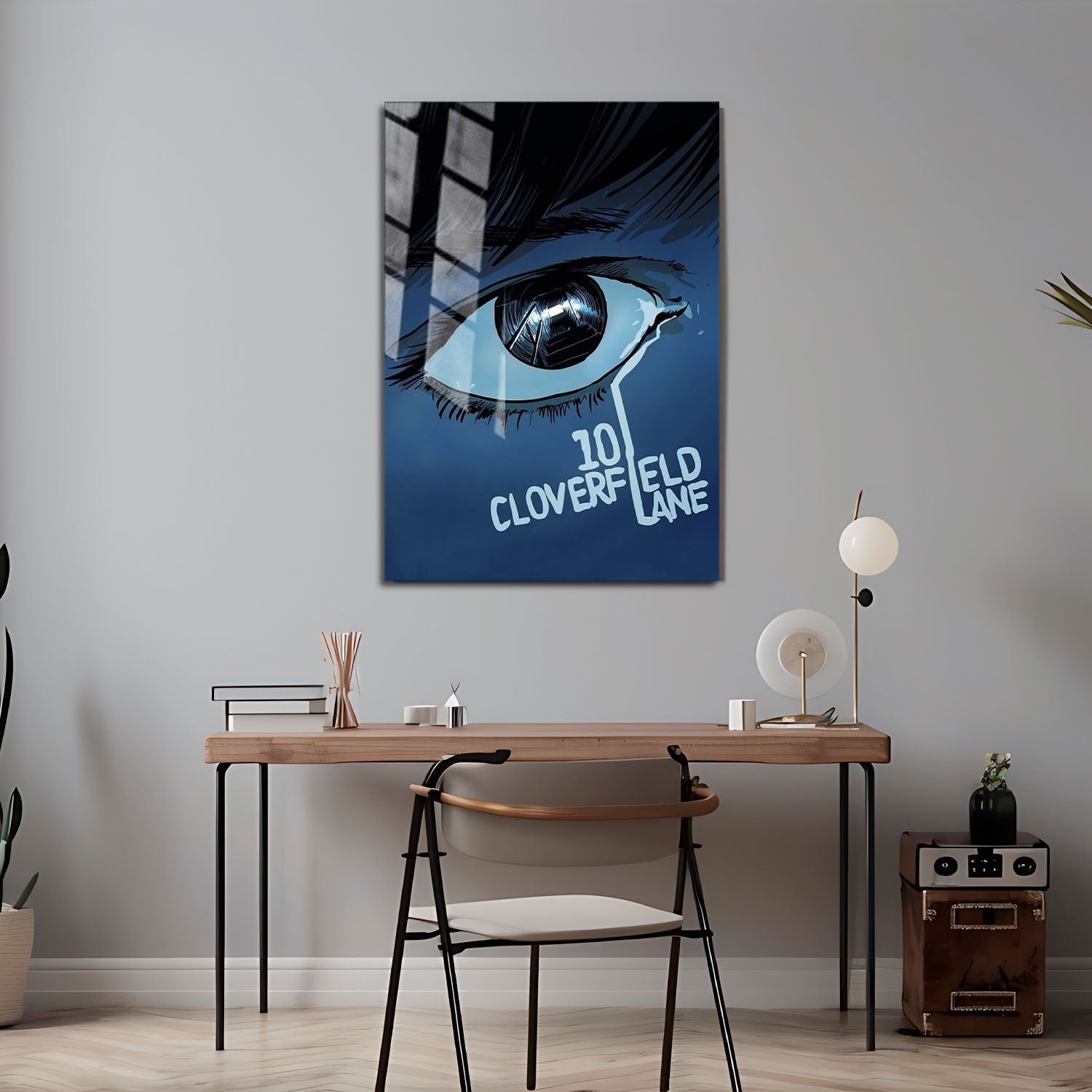 Flex Designs Metal Poster 10 Cloverfield Lane Sketch 24 x 36" Home Goods - Movie 2016 Movie Metal Poster