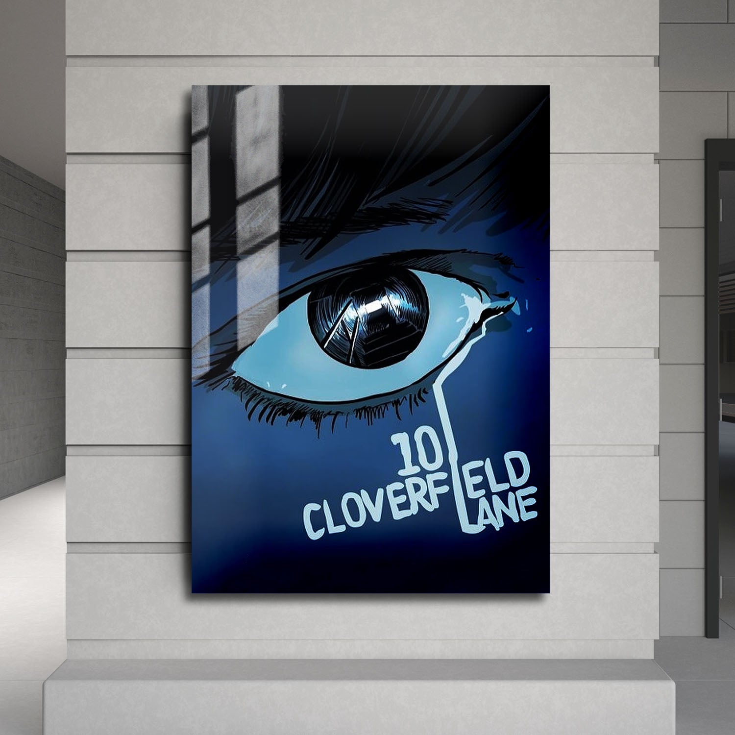 Flex Designs Metal Poster 10 Cloverfield Lane Sketch 24 x 36" Home Goods - Movie 2016 Movie Metal Poster