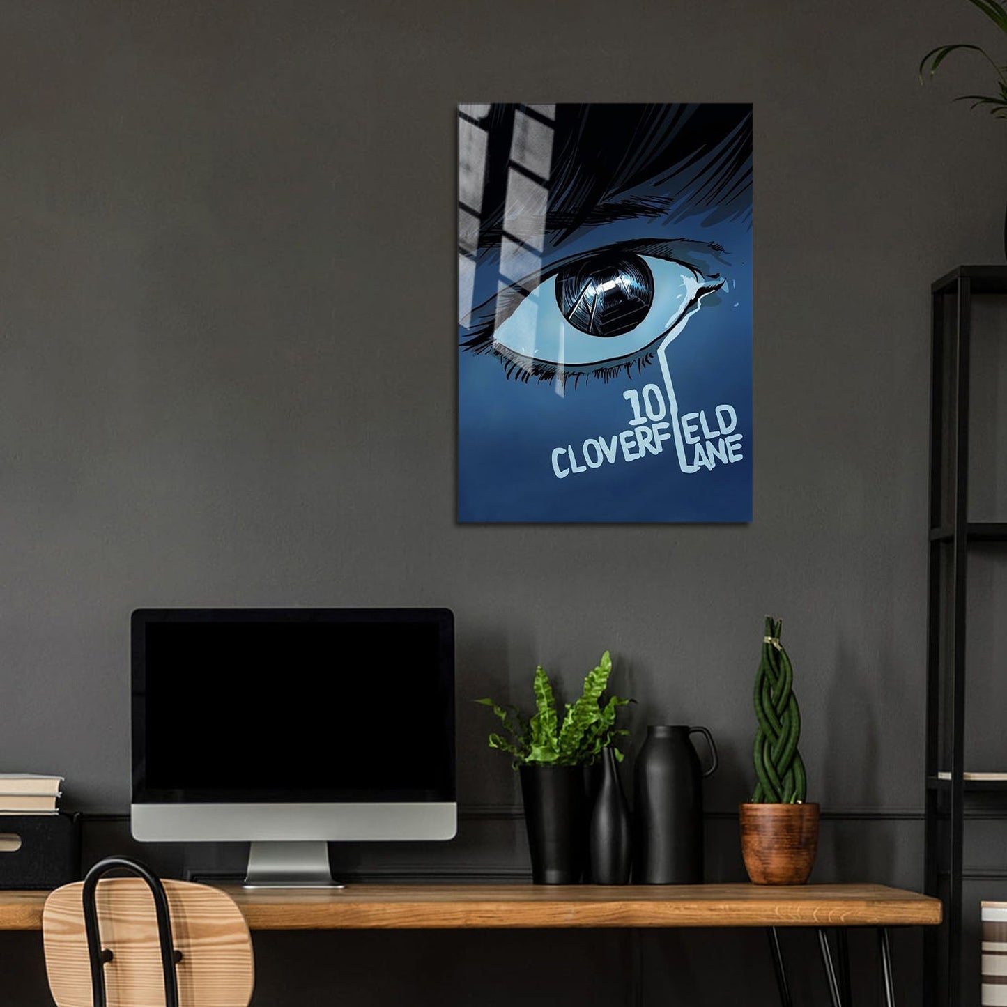 Flex Designs Metal Poster 10 Cloverfield Lane Sketch 5 x 7" Home Goods - Movie 2016 Movie Metal Poster
