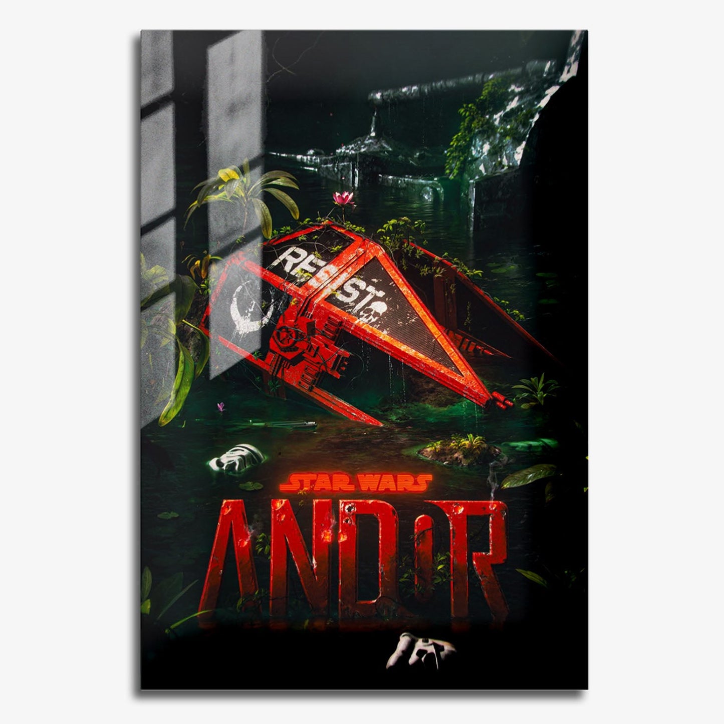 Flex Designs Metal Poster Andor Sketch 11 x 17" Home Goods - TV Show 2022 TV Show Metal Poster