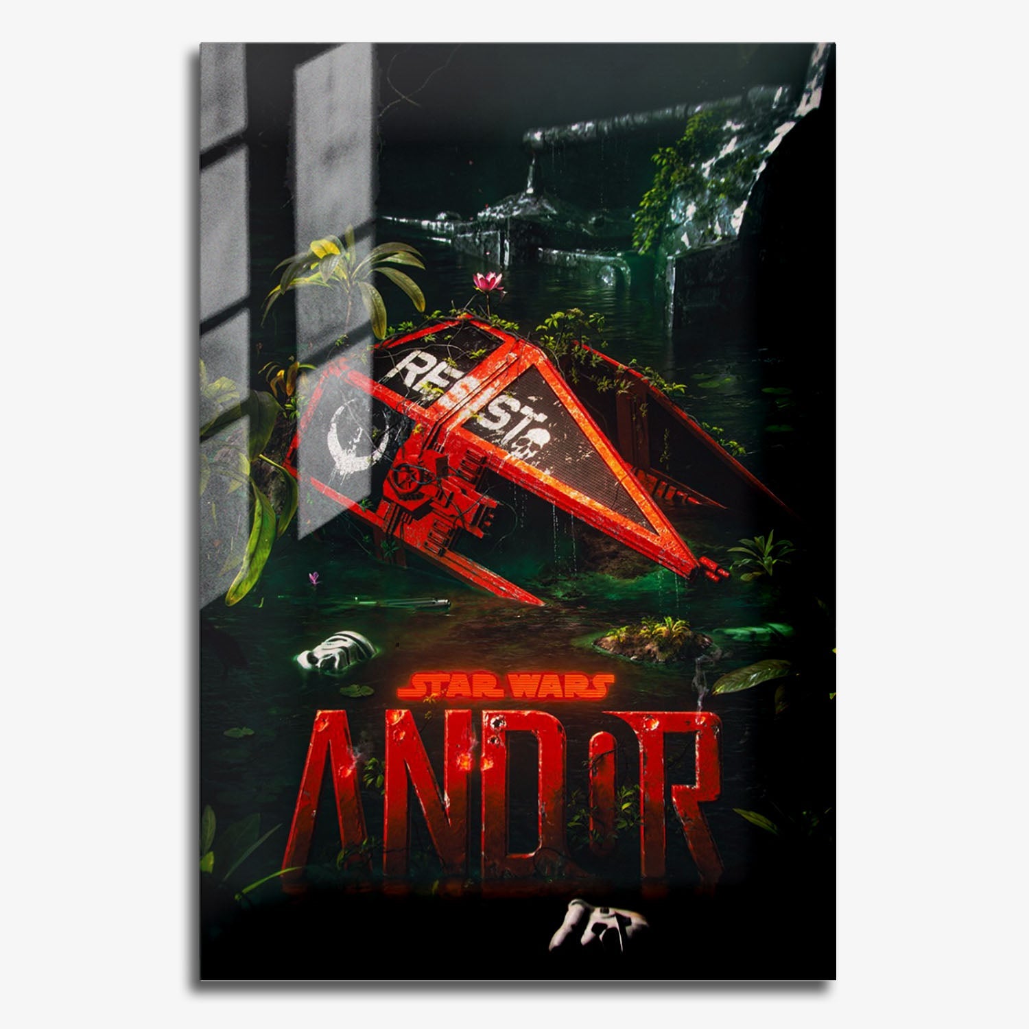 Flex Designs Metal Poster Andor Sketch 11 x 17" Home Goods - TV Show 2022 TV Show Metal Poster