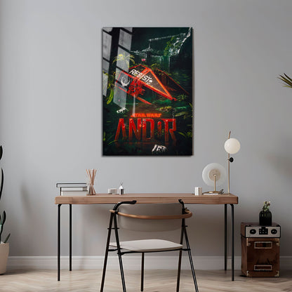 Flex Designs Metal Poster Andor Sketch 24 x 36" Home Goods - TV Show 2022 TV Show Metal Poster