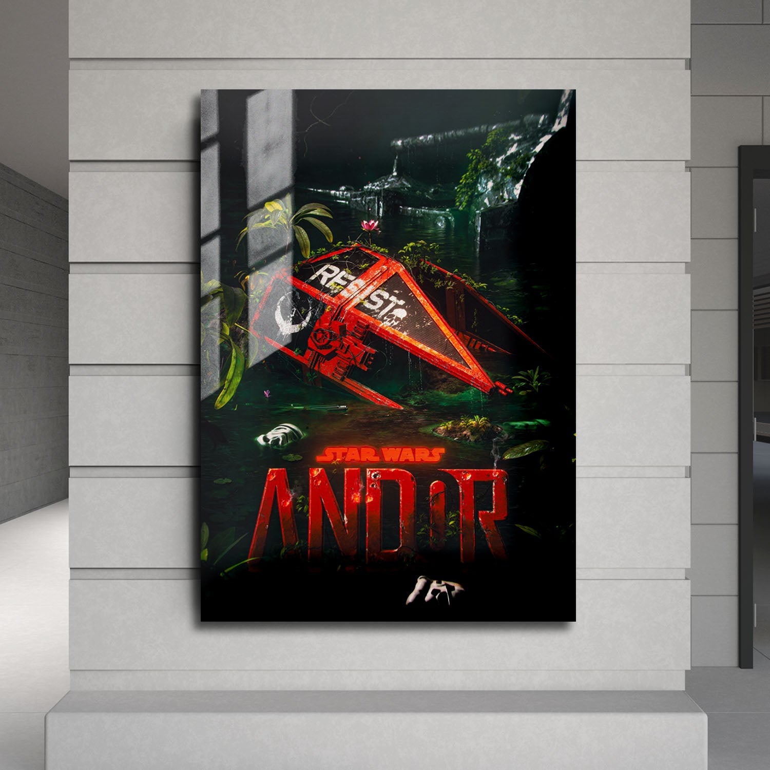 Flex Designs Metal Poster Andor Sketch 24 x 36" Home Goods - TV Show 2022 TV Show Metal Poster
