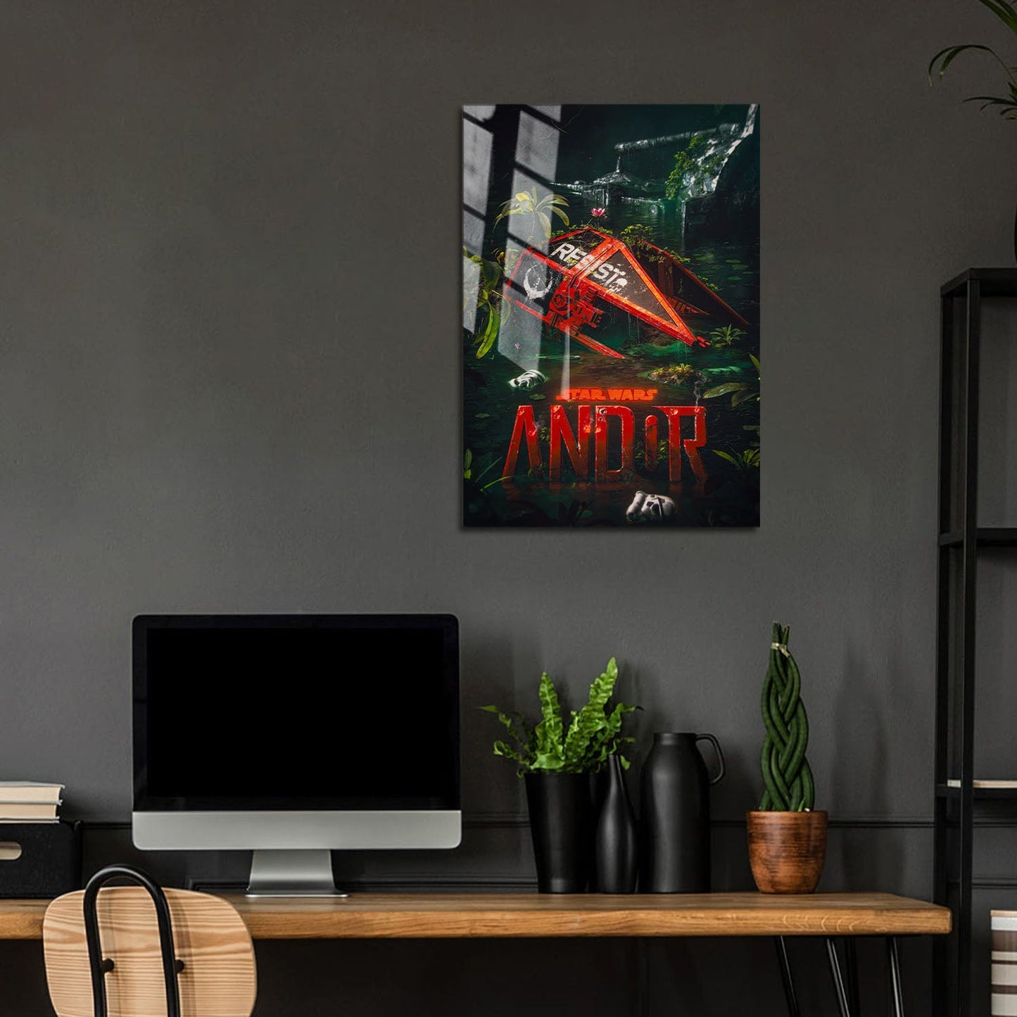 Flex Designs Metal Poster Andor Sketch 5 x 7" Home Goods - TV Show 2022 TV Show Metal Poster
