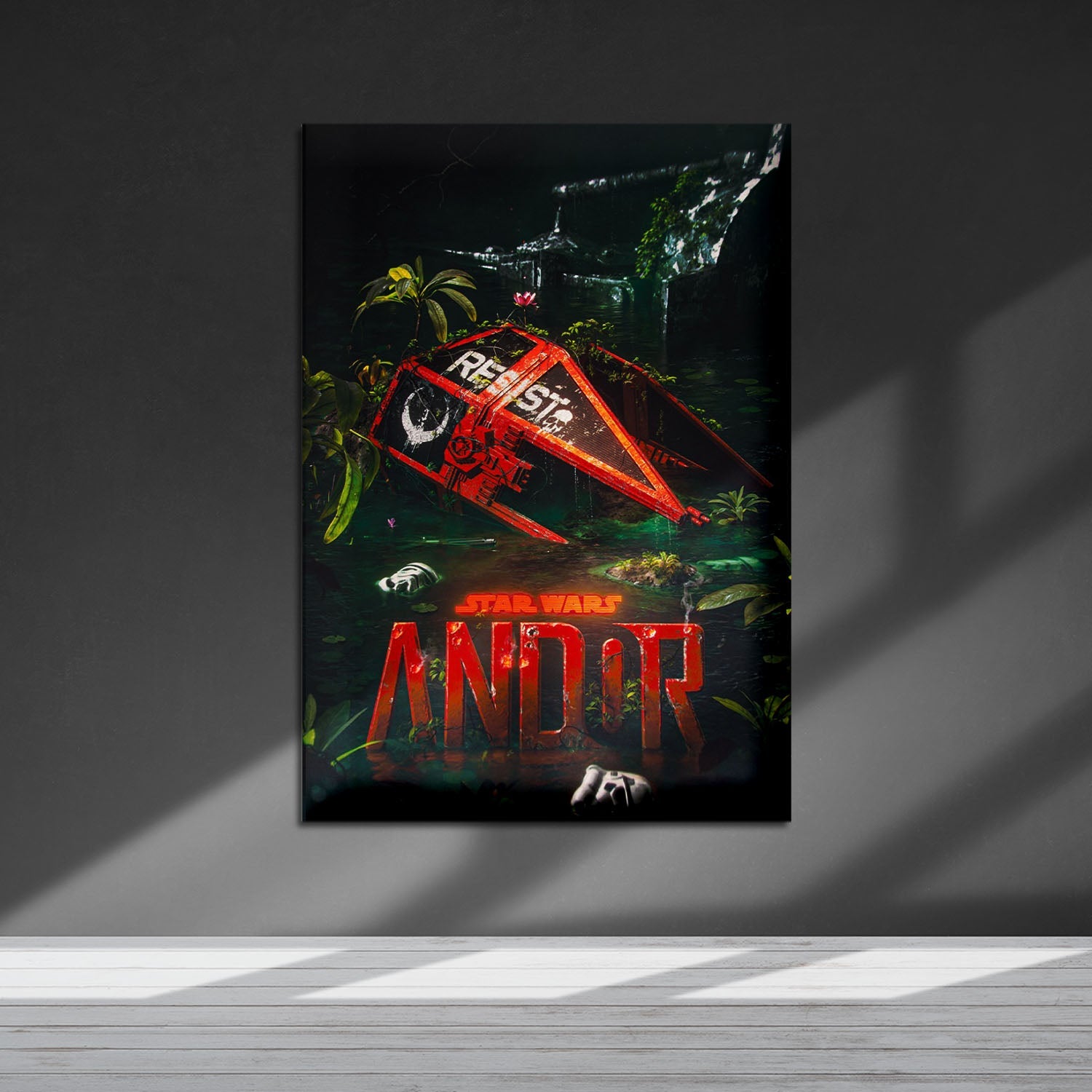 Flex Designs Metal Poster Andor Sketch 5 x 7" Home Goods - TV Show 2022 TV Show Metal Poster