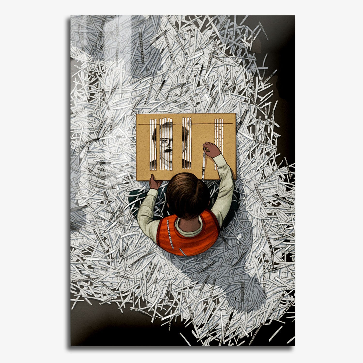 Flex Designs Metal Poster Argo Cartoon 11 x 17" Home Goods - Movie 2012 Movie Metal Poster