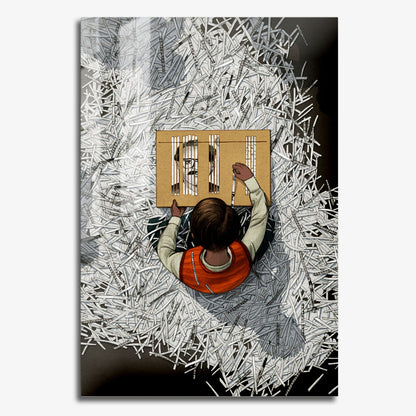 Flex Designs Metal Poster Argo Cartoon 11 x 17" Home Goods - Movie 2012 Movie Metal Poster