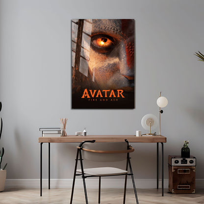 Flex Designs Metal Poster Avatar Fire and Ash Cover 24 x 36" Home Goods - Movie 2009 Movie Metal Poster